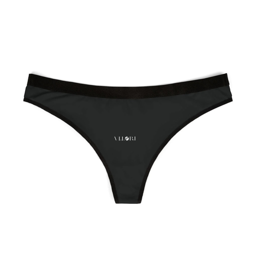 Women's Black Thong Panties — Velori Comfortable Everyday Lingerie - Velori