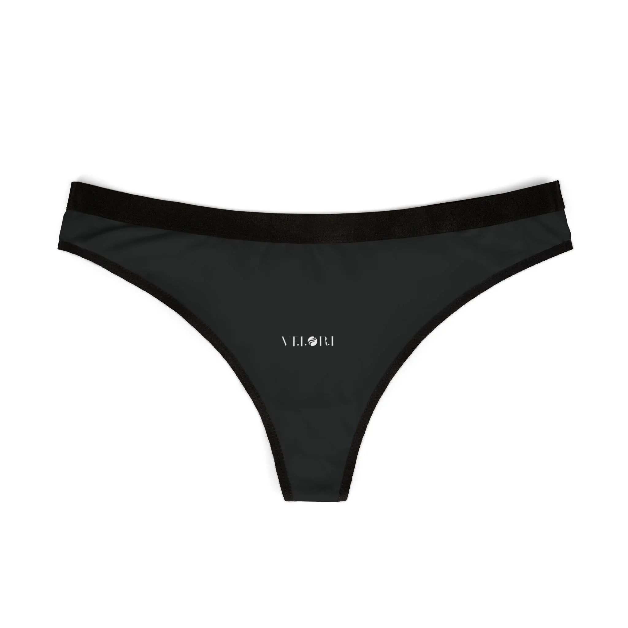 Women's Black Thong Panties — Velori Comfortable Everyday Lingerie - Velori