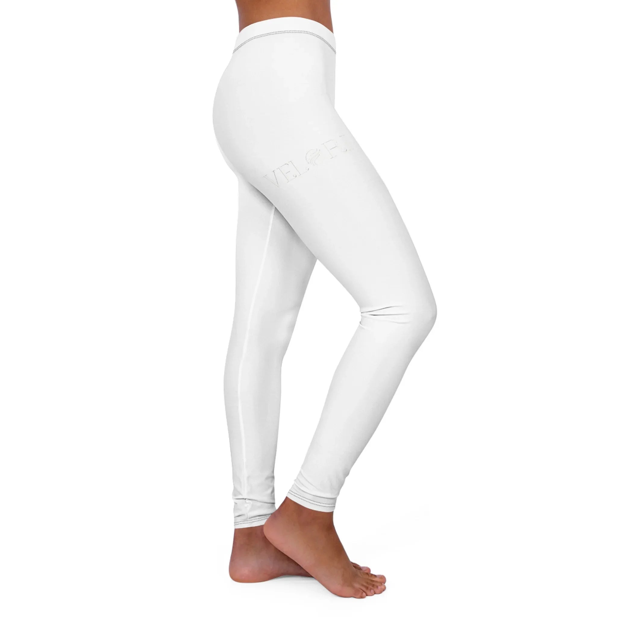 Velori Women's White Spandex Leggings — Activewear - Velori