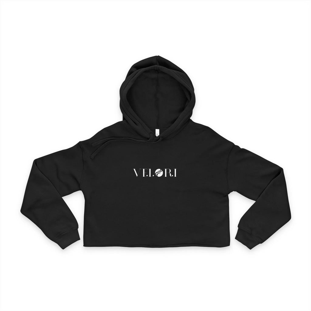 Velori Minimal Streetwear Cropped Hoodie — Women's - Velori