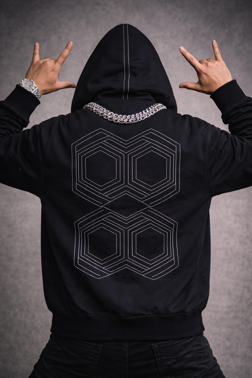 Velori DualSkin™ Black Bloodline Hoodie Velori