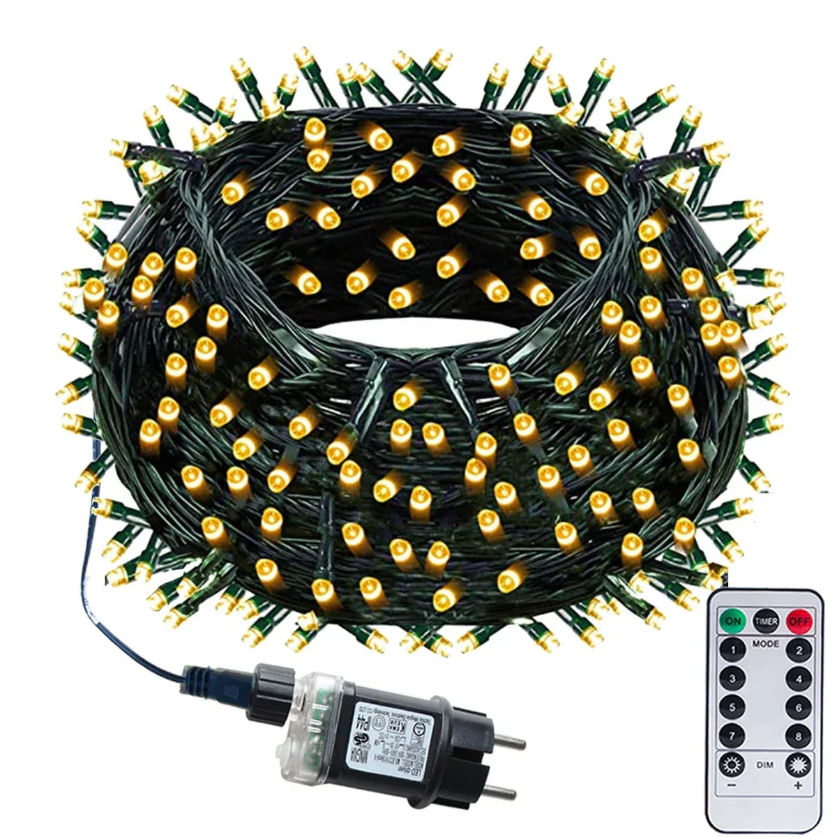 102M 800LEDs Outdoor LED Fairy String Lights Christmas Lights For Garland Wedding Party Holiday Garden Lamp Holiday Decoration - Velori