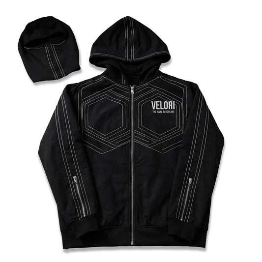 Velori DualSkin™ Black Bloodline Hoodie Velori